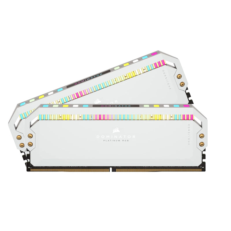 Corsair DOMINATOR PLATINUM RGB 64GB (2 x 32GB) DDR5 DRAM 5200MHz C40 Memory Kit Corsair DOMINATOR PLATINUM RGB 64GB (2 x 32GB) DDR5 DRAM 5200MHz C40 Memory Kit